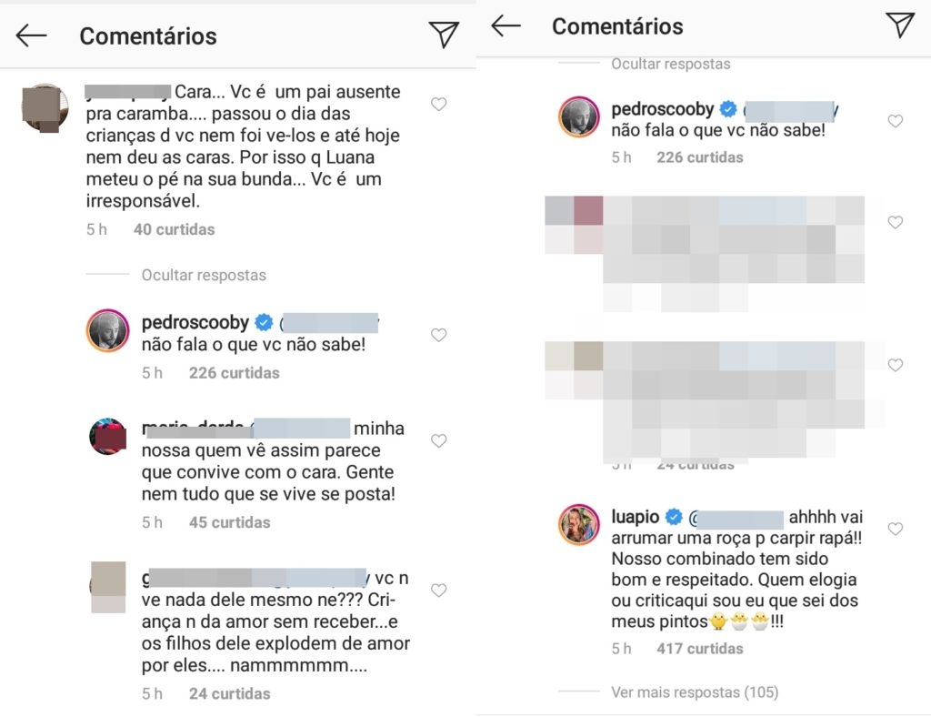 Luana Piovani defende Pedro Scooby após criticas de internautas - 1