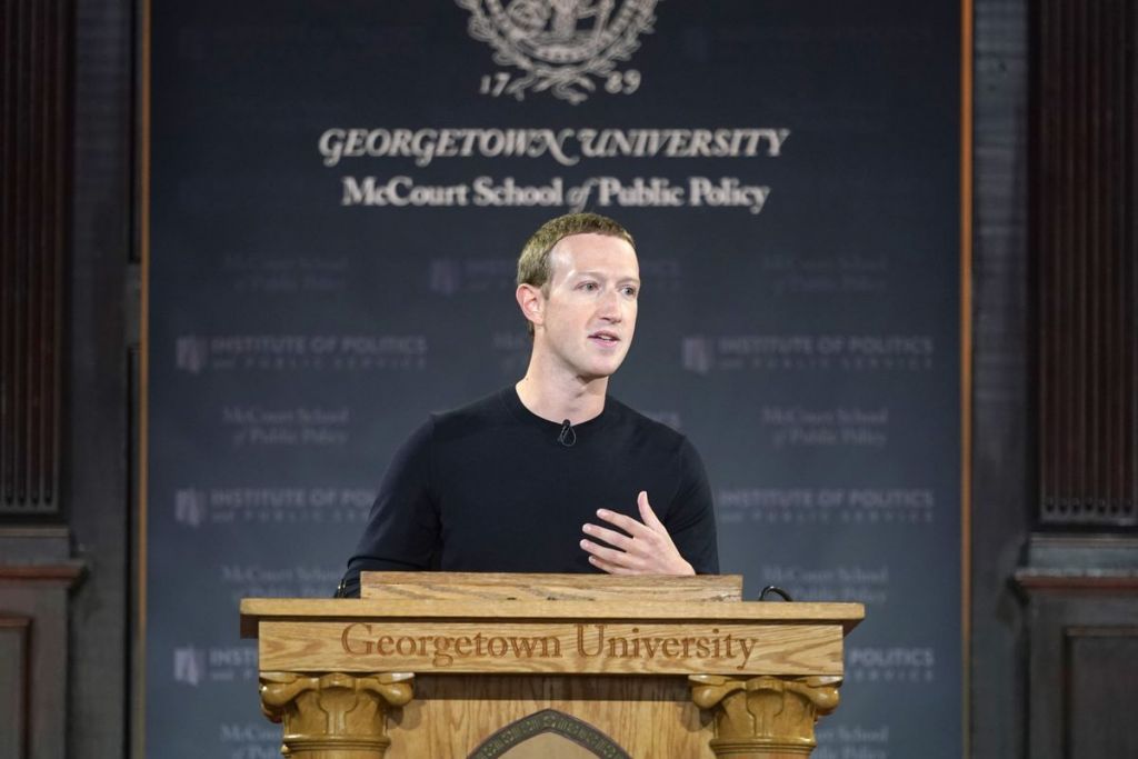 Mark Zuckerberg faz discurso em universidade e defende a liberdade de expressão - 2