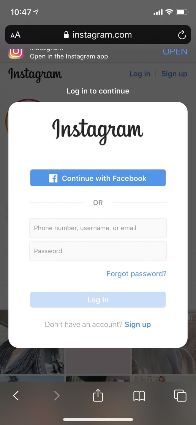 Não dá mais para stalkear no Instagram sem estar logado em sua conta - 2