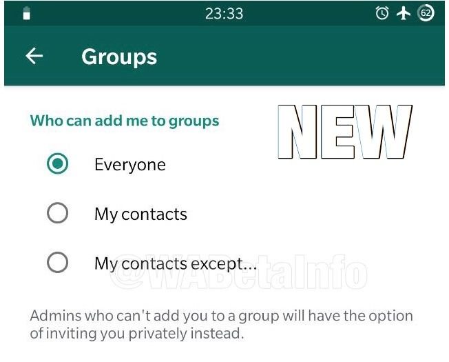 Nova função do WhatsApp vai impedir adição a grupos aleatórios - 2