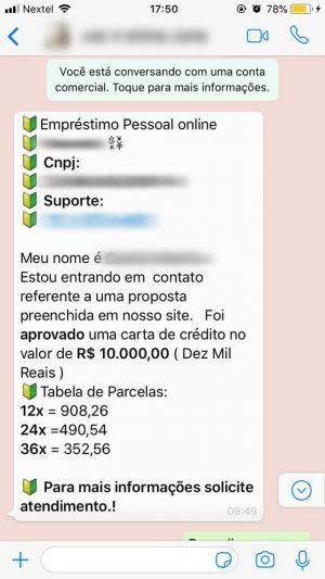 Número de golpes de crédito pelo WhatsApp cresceu 198% em dois anos - 2