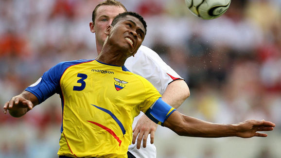 EEcuadorian defender Ivan Hurtado fight