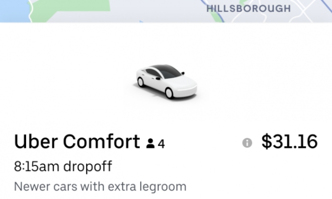 Uber Comfort chega em novembro para substituir o Uber Select - 2