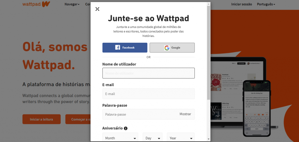 Wattpad Web: saiba como criar uma conta e enviar sua história para o site - 4