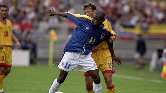 Faustino Asprilla of Colombia