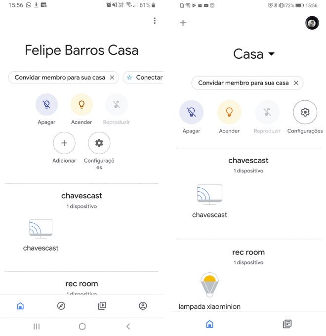 Aplicativo Google Home ganha visual mais simples e controles mais rápidos - 2