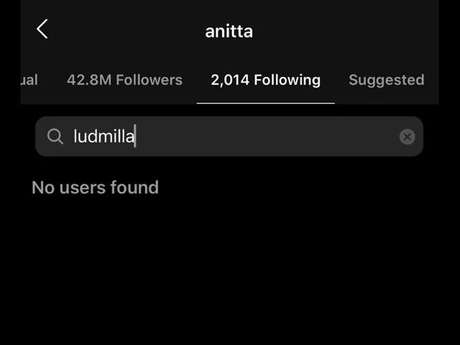 Anitta deixa de seguir Ludmilla no Instagram