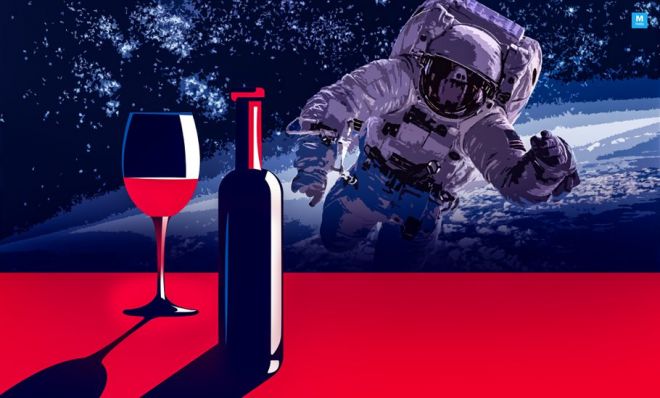 Astronautas recebem vinho na ISS, mas não podem beber nem um golinho - 2