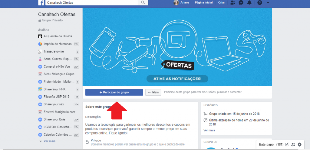 Black Friday: encontre promoções incríveis no grupo de Facebook do Canaltech! - 2