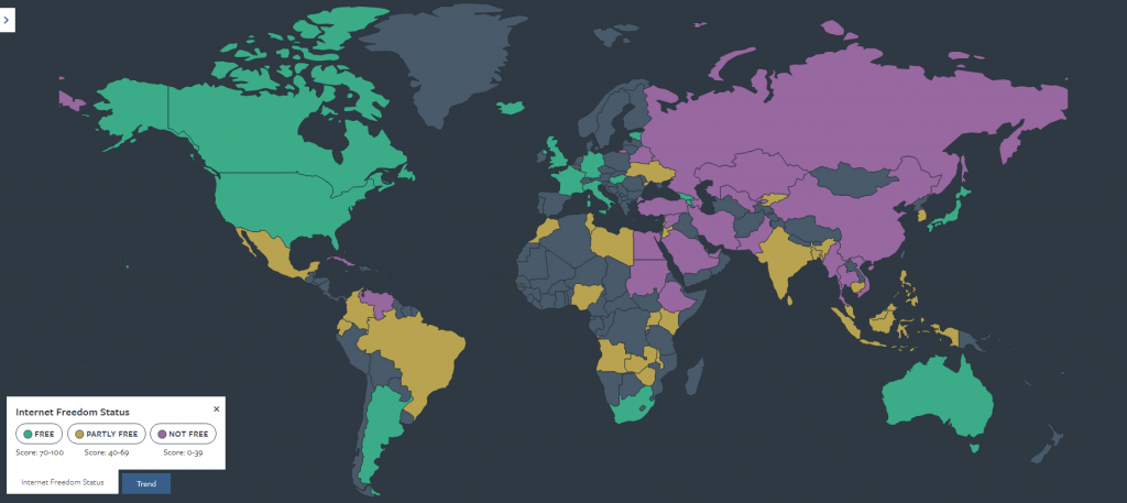Brasil é o terceiro país com pior desempenho em índice de liberdade na internet - 4