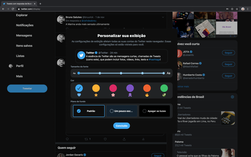 Como ativar o modo escuro para Twitter no PC - 3