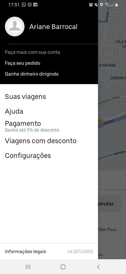 Como emitir e imprimir recibos de viagens feitas com o Uber - 2