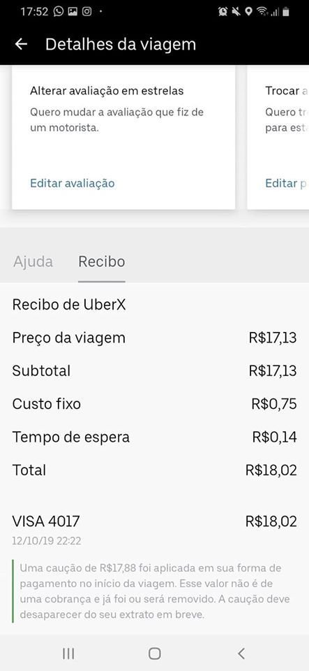 Como emitir e imprimir recibos de viagens feitas com o Uber - 3