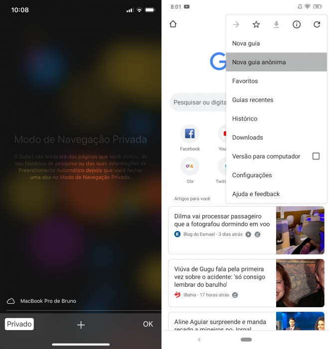 Como usar o modo anônimo nos principais navegadores - 3