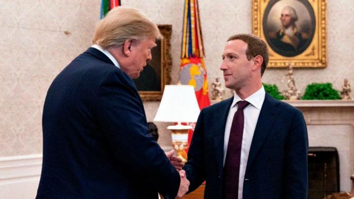 Donald Trump encontrou Mark Zuckerberg em um jantar secreto - 1