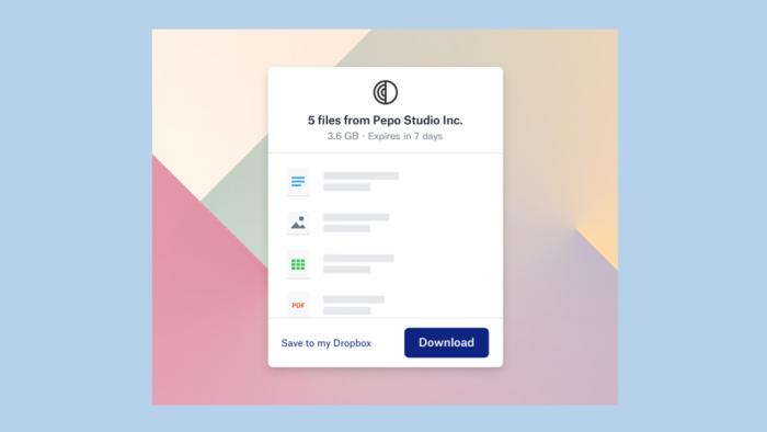 Dropbox Transfer agora está disponível para todos os usuários - 1