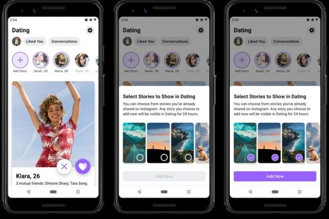 Facebook Dating agora reproduz Stories do Facebook e do Instagram - 3