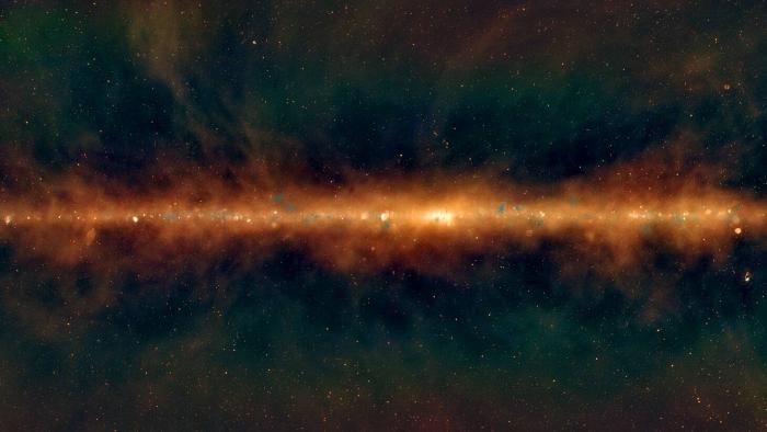 Foto mostra como veríamos a Via Láctea se enxergássemos ondas de rádio - 1