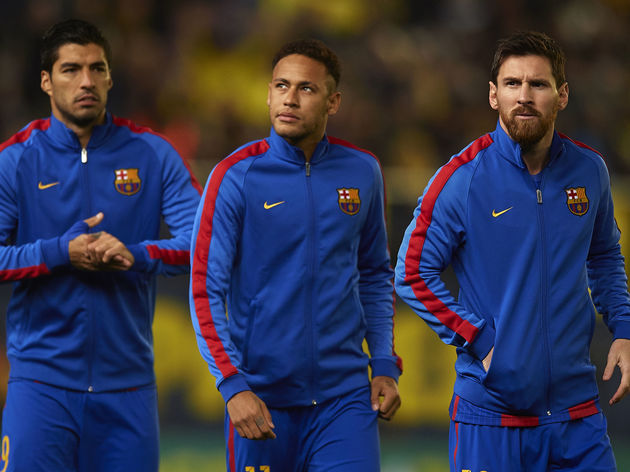 Lionel Messi,Neymar JR,Luis Suarez