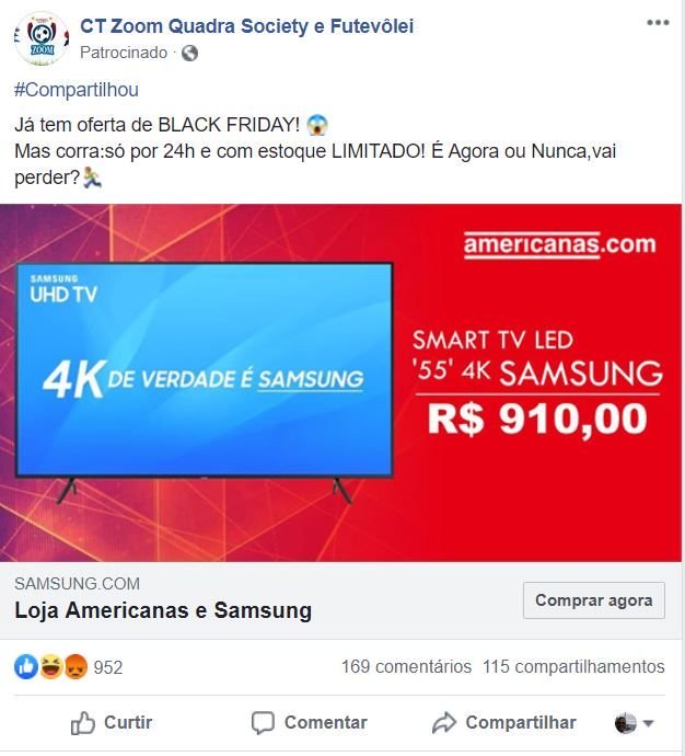 Redes sociais podem ser processadas por golpe de anúncio falso da Black Friday? - 2