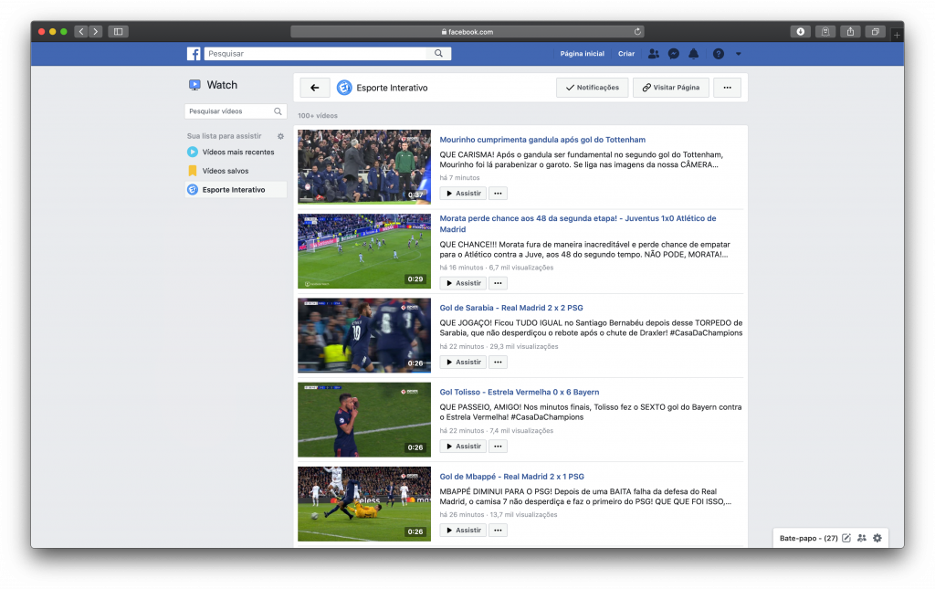 Saiba como assistir aos jogos da Champions League ao vivo no Facebook - 2