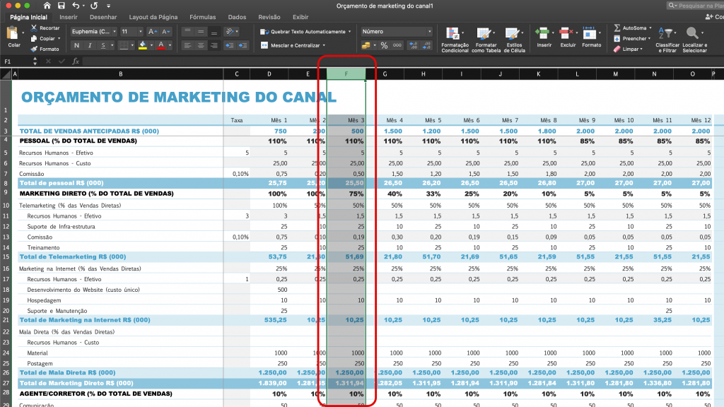 Saiba como criar filtro no Excel - 2