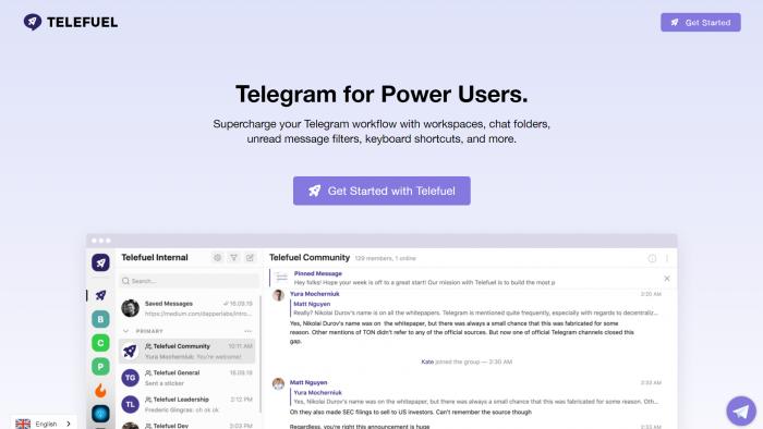 Telefuel expande funcionalidades do Telegram 