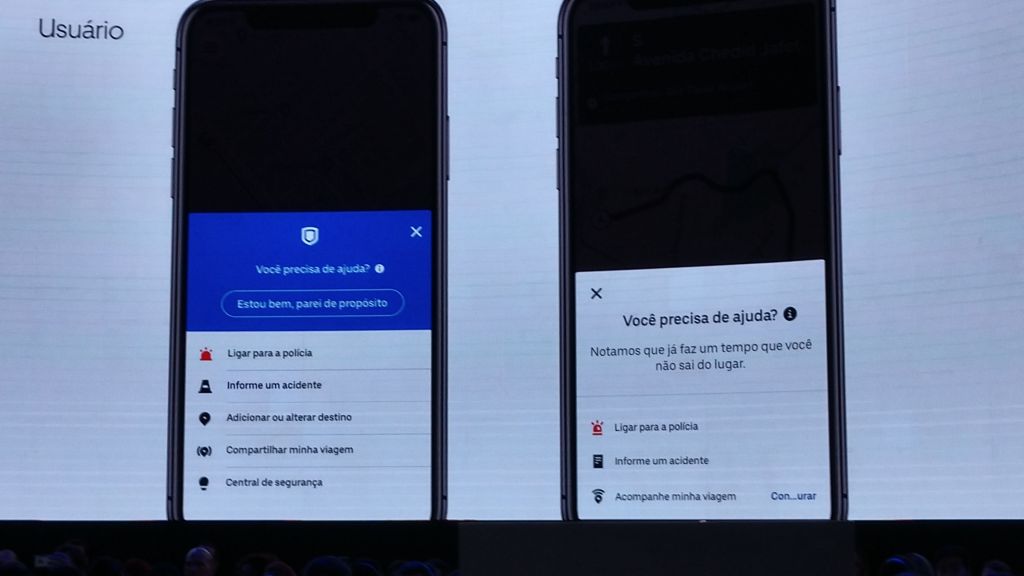 Uber amplia recursos de segurança com gravação de áudio e