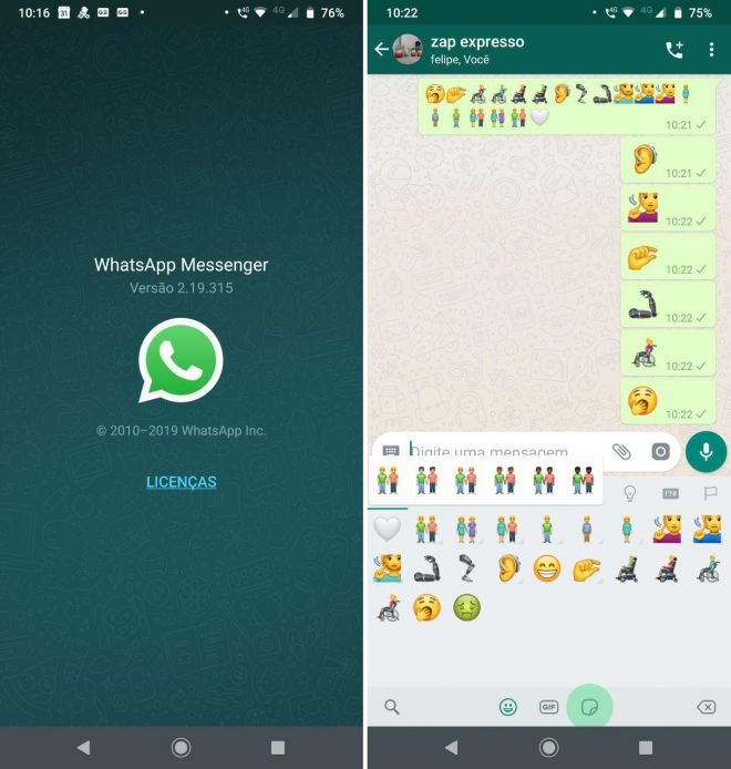 WhatsApp beta libera 74 novos emojis para usuários do Android - 2