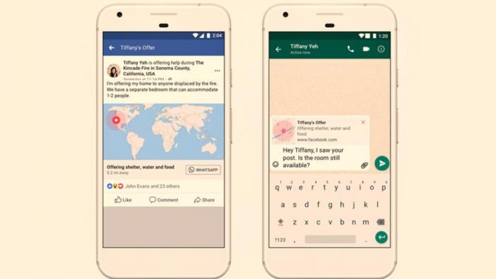 Alerta de desastres naturais do Facebook está chegando ao WhatsApp - 1