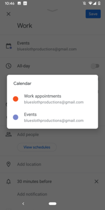 Atualização do Google Agenda permite mover eventos entre vários calendários - 3