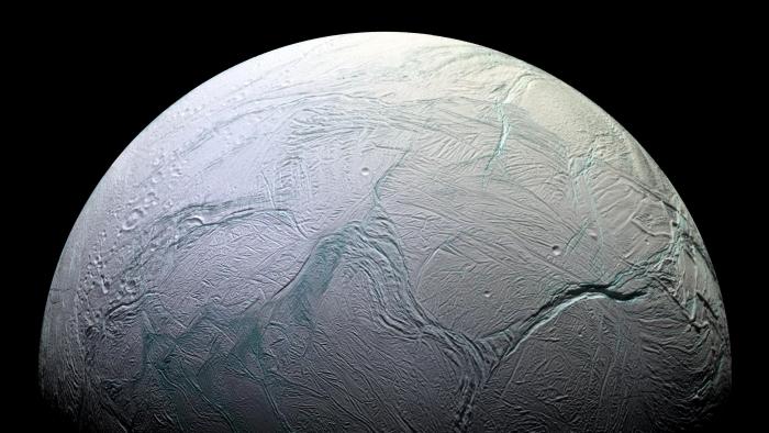 Cientistas explicam as listras de Encélado, lua congelada de Saturno - 1