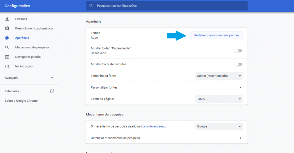 Como personalizar a home do Google Chrome com temas e extensões - 5