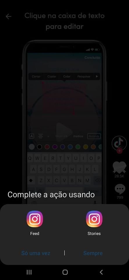 Como publicar vídeos do TikTok no Instagram - 4