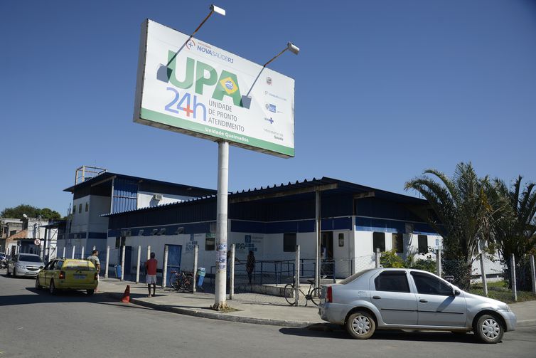 Unidade de Pronto Atendimento (UPA) em Queimados, região metropolitana do Rio de Janeiro, é o único hospital público da cidade.