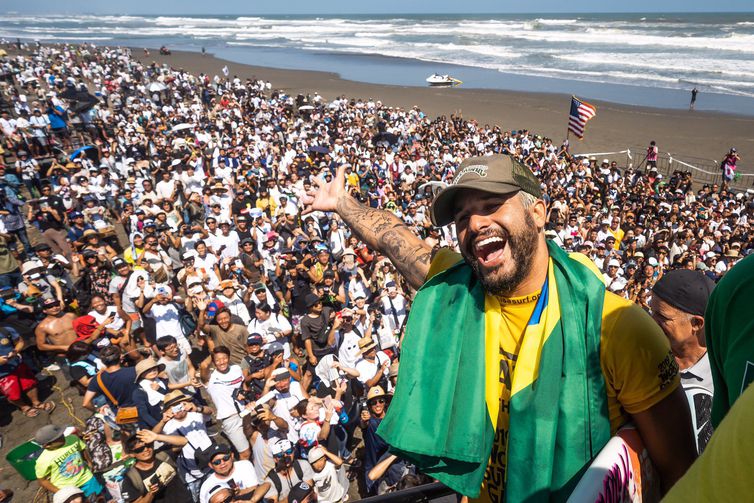  Título conquistado pelo brasileiro Ítalo Ferreira, nos Jogos Mundiais de Surfe, no Japão. 