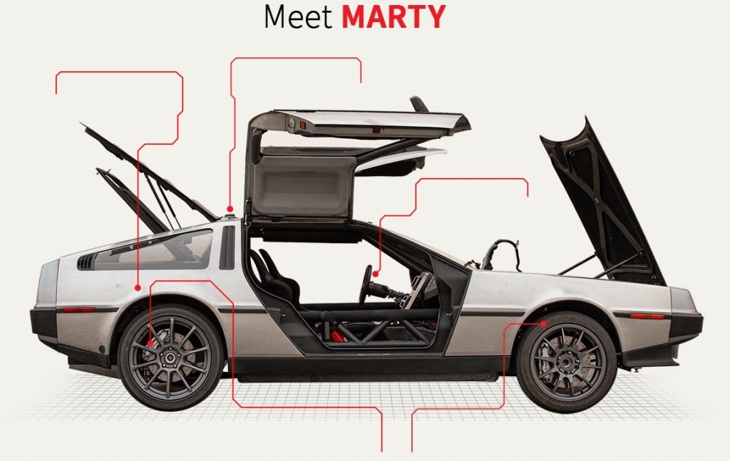 Engenheiros transformaram um DeLorean 1981 em um carro elétrico e autônomo - 3