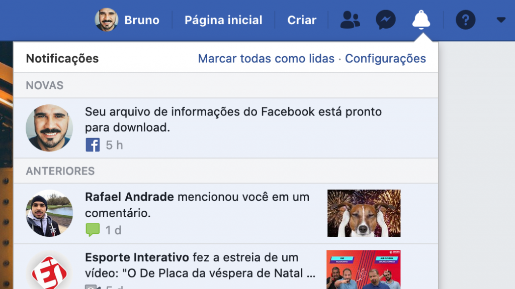 Facebook: como baixar seu histórico de usuário completo - 8