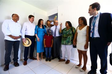  O ministro do Desenvolvimento Regional, Gustavo Canuto, participa da entrega de 528 novas moradias do programa de habitação de interesse social do Governo Federal, em São Sebastião, Distrito Federal. 