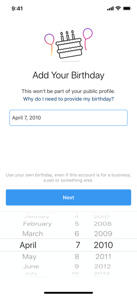 Instagram agora exige que novos usuários informem data de nascimento - 2