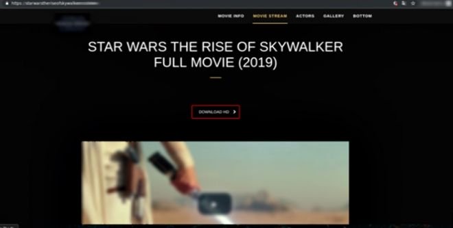 Mais de 30 sites maliciosos já usam Star Wars: A Ascensão Skywalker como isca - 2