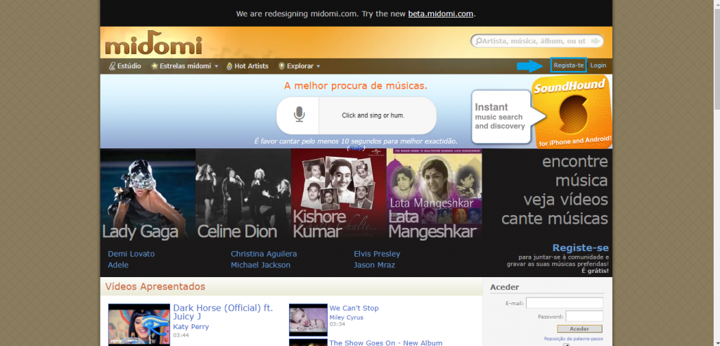 Midomi: saiba como usar o site para lembrar nomes de músicas - 5