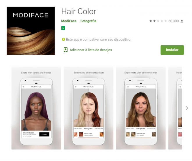 Montagem no cabelo: mude a cor de suas mechas usando apps gratuitos - 2