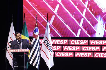  O vice-presidente da República, general Hamilton Mourão, participa da abertura do 13º ConstruBusiness - Congresso Brasileiro da Construção, na Fiesp.