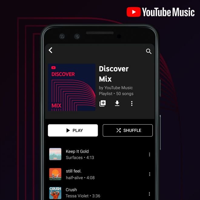 YouTube Music bate de frente com Spotify e lança novas playlists - 2