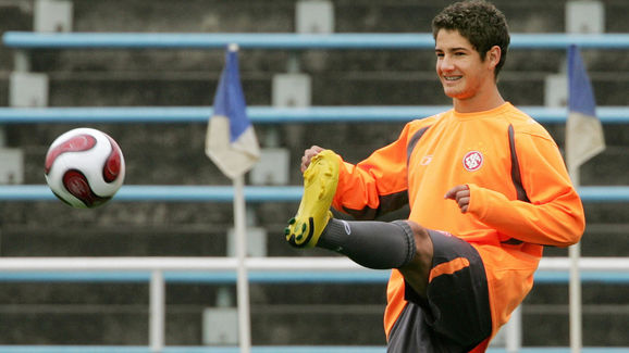 Young striker Alexandre Pato of Brazil