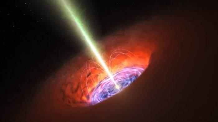 Buraco negro supermassivo dispara jatos a 99% da velocidade da luz - 1