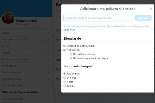 Como bloquear qualquer menção ao Big Brother Brasil na internet - 5