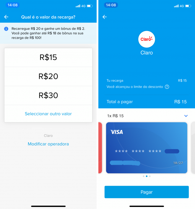 Como colocar créditos no celular usando o Mercado Pago - 3