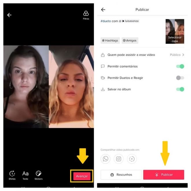 Como fazer duetos no TikTok - 4